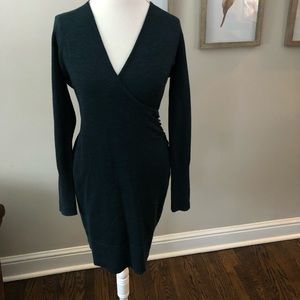 NWT LOFT faux wrap sweater dress